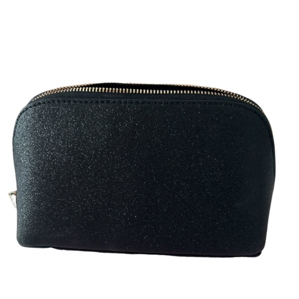 Kate Spade Tinsel Glitter Black Cosmetic Bag New With Tags - Picture 3 of 12